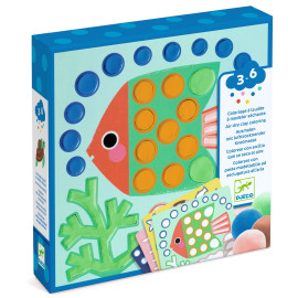Colorare con la pasta modellabile Djeco