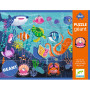 Puzzle gigante il mare 24+8 pz Djeco
