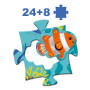 Puzzle gigante il mare 24+8 pz Djeco