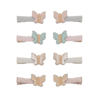 Set 8 mini clips bella butterflies Mimi & Lula