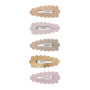 Set 5 mollette dreamwish scalloped mini hair clips Mimi & Lula