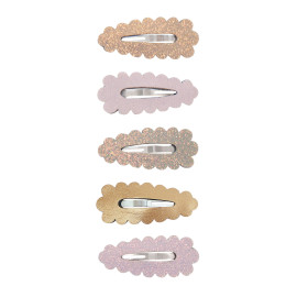 Set 5 mollette dreamwish scalloped mini hair clips Mimi & Lula