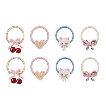 Set 8 elastici kittybow mini hair ties Mimi & Lula