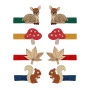 Set 8 mini clips fawn and friends hair clips Mimi & Lula