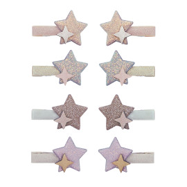 Set 8 mini clips starlight hair clips Mimi & Lula