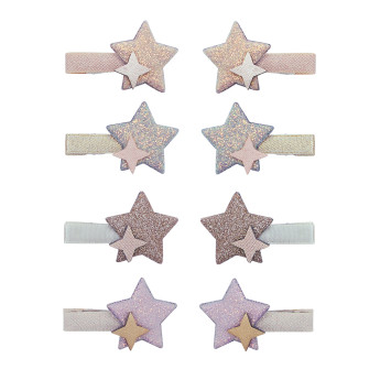 Set 8 mini clips starlight hair clips Mimi & Lula