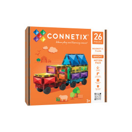 Set 26 tessere magnetiche Motion Pack bright Arcobaleno 100% Plastica ABS Atossica Connetix