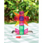 Pack da viaggio 32 tessere magnetiche mini 100% Plastica ABS Atossica Connetix