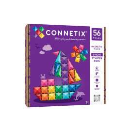 Set 56  tessere magnetiche Bright 100% Plastica ABS Atossica Connetix