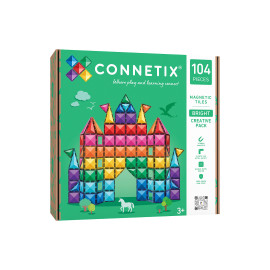 Set 104 tessere magnetiche Bright 100% Plastica ABS Atossica Connetix