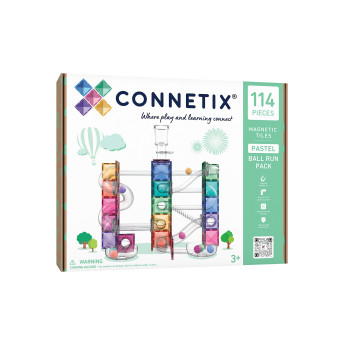 Set 114 tessere magnetiche pacco pista palline Pastello 100% Plastica ABS Atossica Connetix