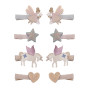 Set 8 mollette mini clips dreamy fairy Mimi & Lula