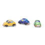 Macchinina a frizione in latta blu Moulin Roty