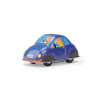 Macchinina a frizione in latta blu Moulin Roty