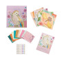 Cofanetto mosaico e strass adesivi les rosalies Moulin Roty