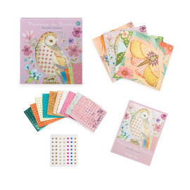 Cofanetto mosaico e strass adesivi les rosalies Moulin Roty