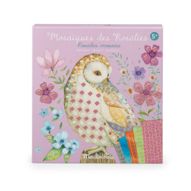 Cofanetto mosaico e strass adesivi les rosalies Moulin Roty