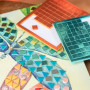 Cofanetto mosaico e strass adesivi les rosalies Moulin Roty