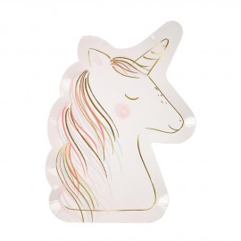 Piatto unicorno set 8 pezzi