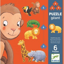 Puzzle gigante progressivo Marmoset e  i suoi amici