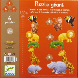 Puzzle gigante progressivo Marmoset e  i suoi amici