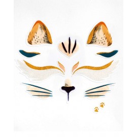 Stickers viso gatto