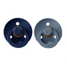 Pack 2 ciucci bibs 0-6 mesi petrol/deep space