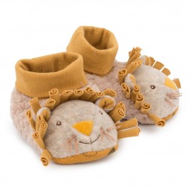 Scarpine neonato 0-6 mesi leone Moulin Roty