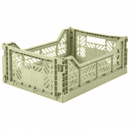 Cesta pieghevole aykasa midi lime cream