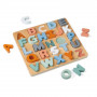 Puzzle alfabeto con lavagna janod sweet cocoon