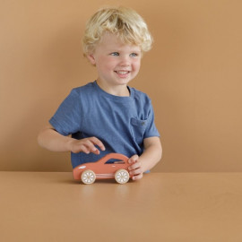Sport car rust in legno little dutch rosso mattone