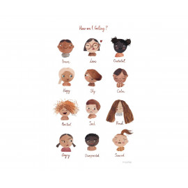 Poster delle emozioni mushie