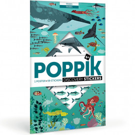 Poster Stickers Poppik ocean 