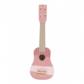 Chitarra in legno rosa Little Dutch