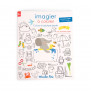 Album da colorare con stickers les popipop