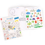 Album da colorare con stickers les popipop moulin roty