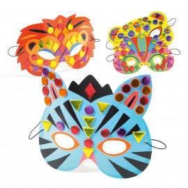 Crea le tue maschere jungle animals Djeco