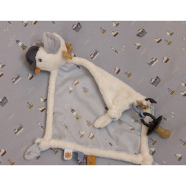 Doudou gabbiano azzurro Little Dutch