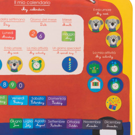 Calendario magnetico autobus Les Popipop Moulin Roty