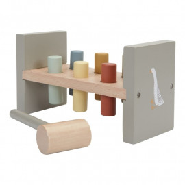 Banco martello in legno verde little golose Little Dutch