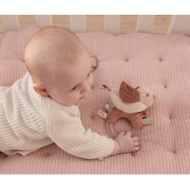 Sonaglio ring rattle Flowers & butterflies Little Dutch