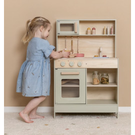 Cucina little dutch in legno verde