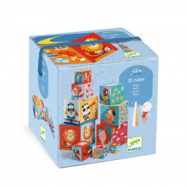 Set 10 cubi impilabili Djeco