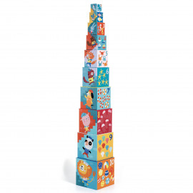 Set 10 cubi impilabili Djeco