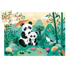 Puzzle Leo il panda 24 pz Djeco