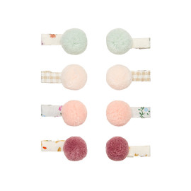 Set 8 mollette mini pom pom Mimi & Lula