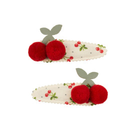 Set 2 mollette ciliegie Mimi & Lula