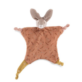 Doudou coniglio argilla trois petits lapins Moulin Roty