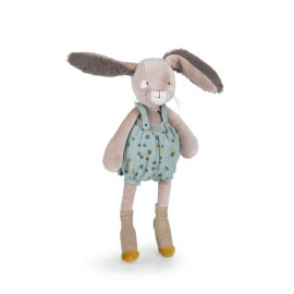 Peluche Coniglio Trois petits lapins salvia Moulin Roty