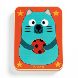 Puzzle incastri in legno Max & Co Djeco